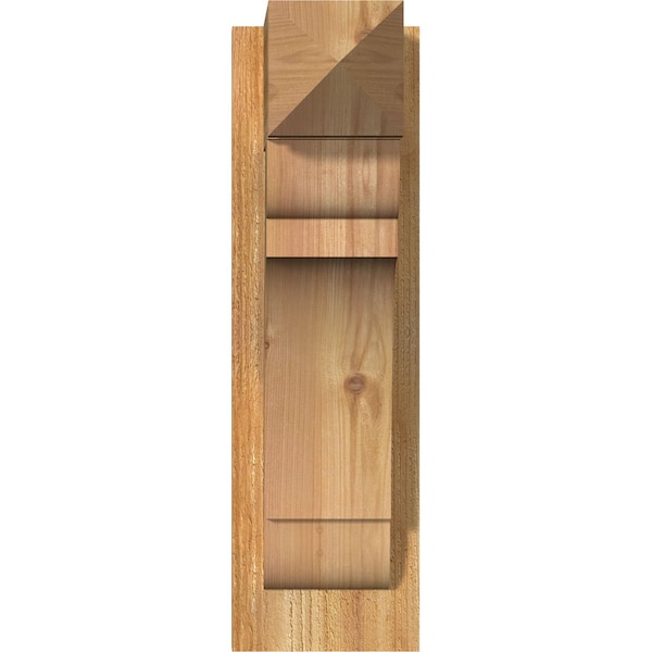 Olympic Arts & Crafts Rough Sawn Outlooker, Western Red Cedar, 6W X 12D X 20H